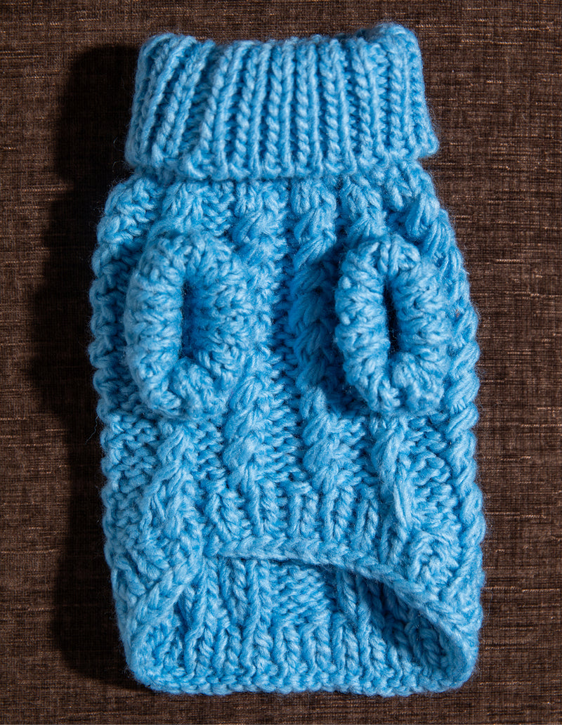 HONDEN SWEATER - BLAUW