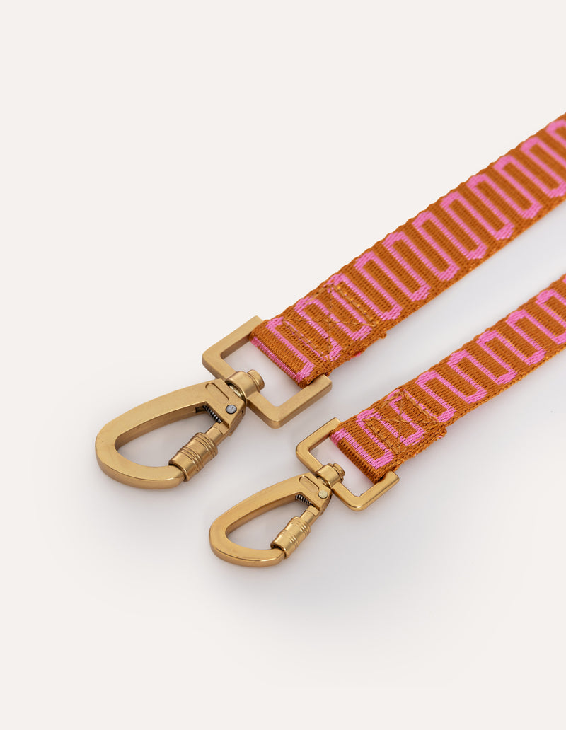 RETRO WAVE LEASH - RUST/PINK