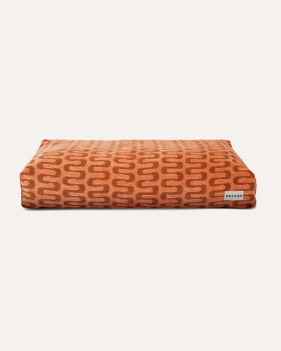 Retro wave dog bed