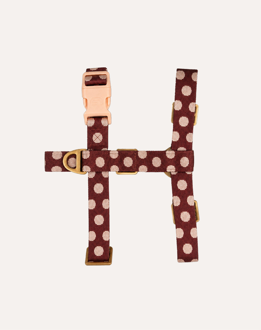 Harnais pour chien à pois