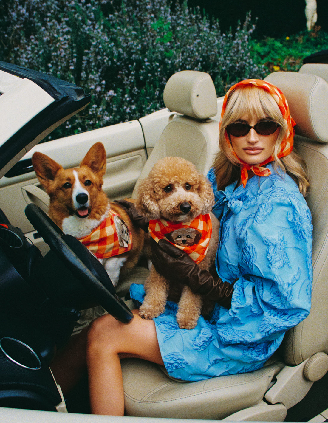 Vichy ruit bandana 