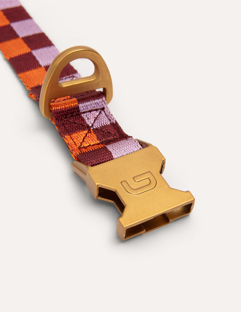 Vichy dog collar - PRE ORDER - Shipping around 23/24 december