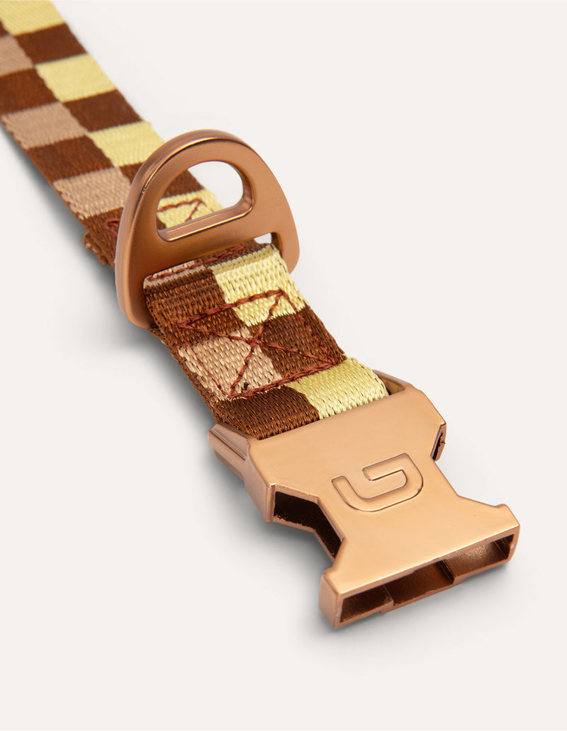 Vichy hondenhalsband - PRE ORDER - Verzending rond 23 december