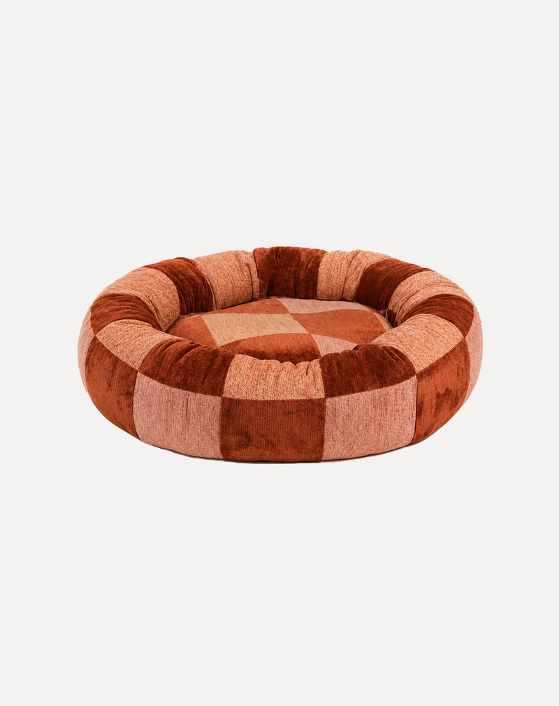 Block round dog bed