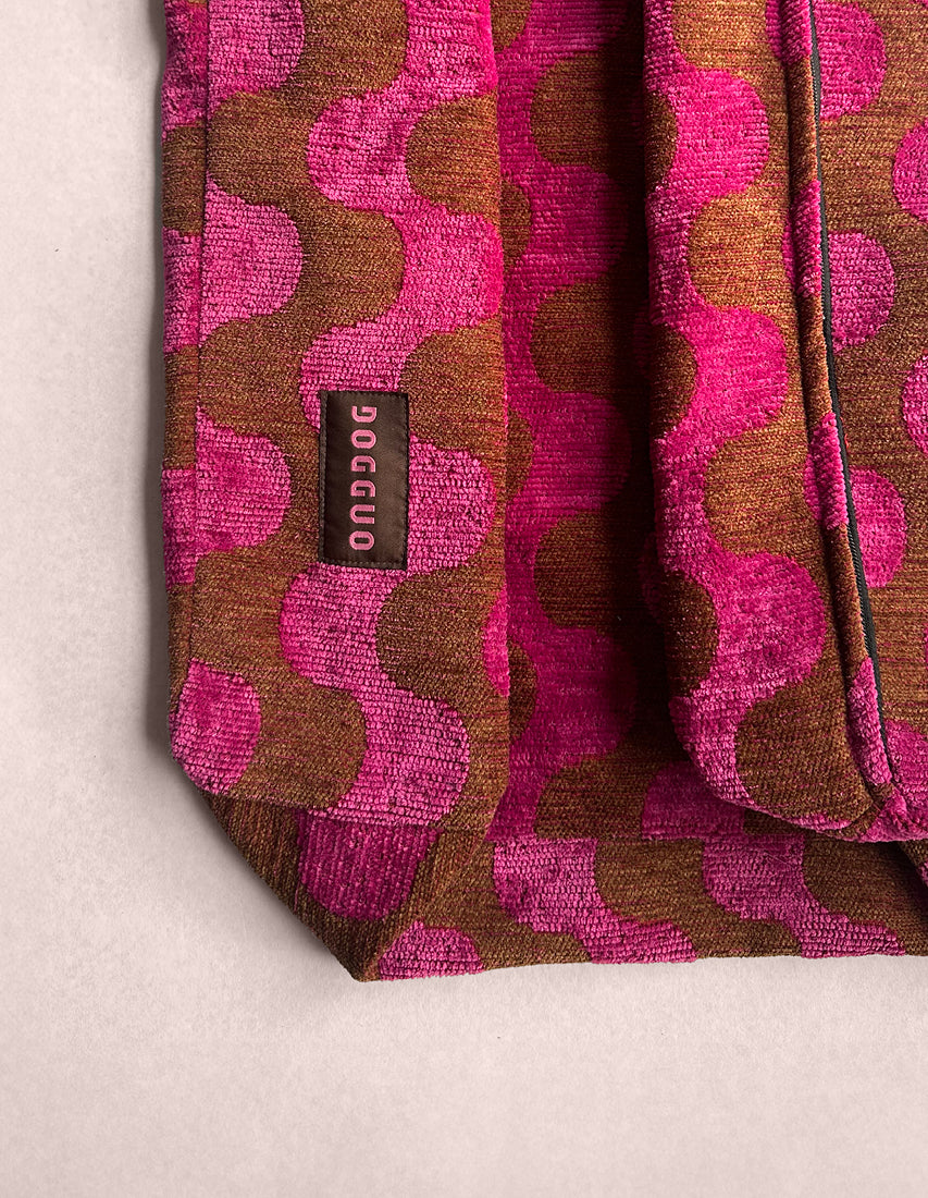 WAVEY COVER - BROWN / PINK