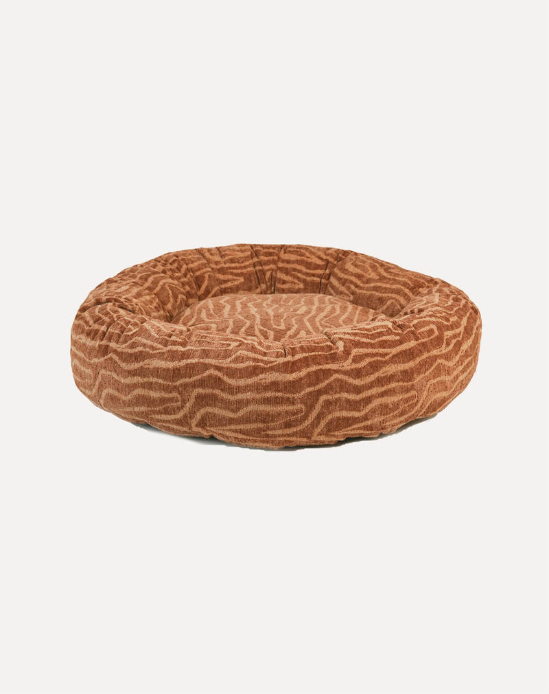 Ethnic round dog bed