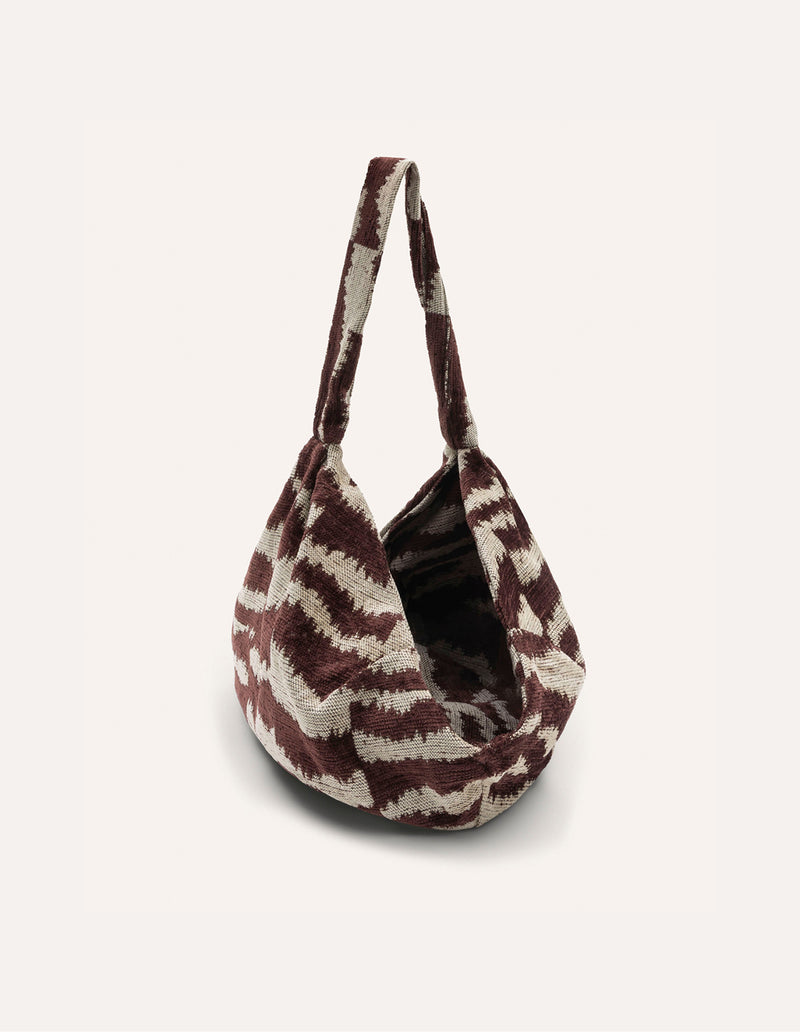 Ikat Zigzag Tragetasche