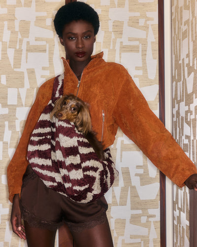 Sac de transport pour chien Ikat Zigzag