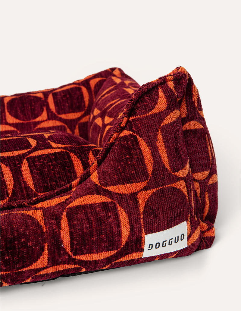 Retro wave sofa hondenmand - PRE ORDER - Verzending rond 23 december