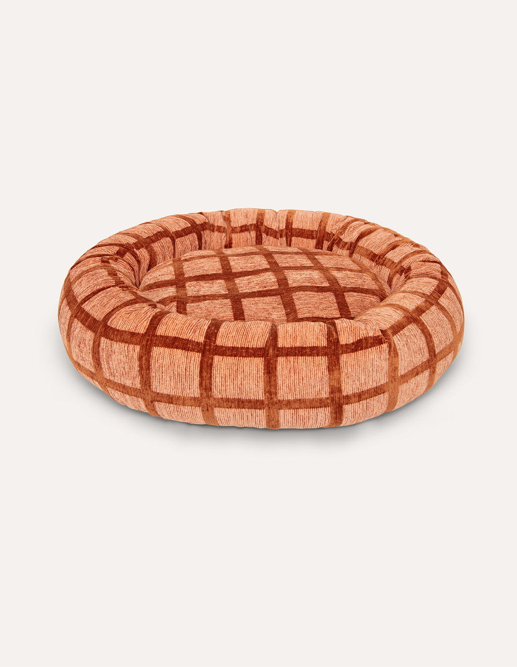 Check ronde hondenmand - PRE ORDER - Verzending rond 23 december