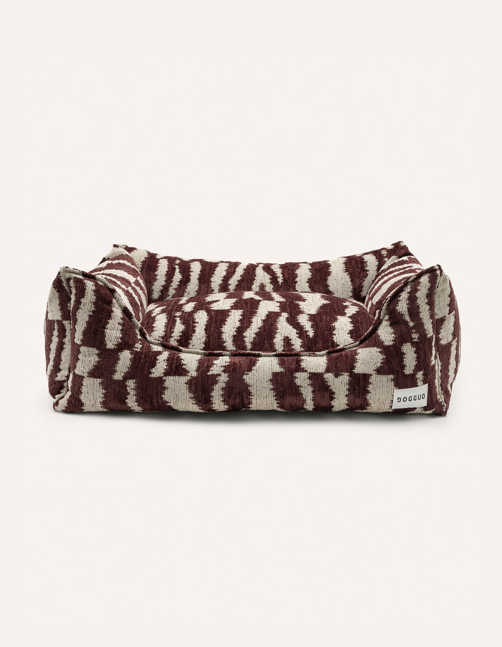 Ikat zigzag sofa dog bed