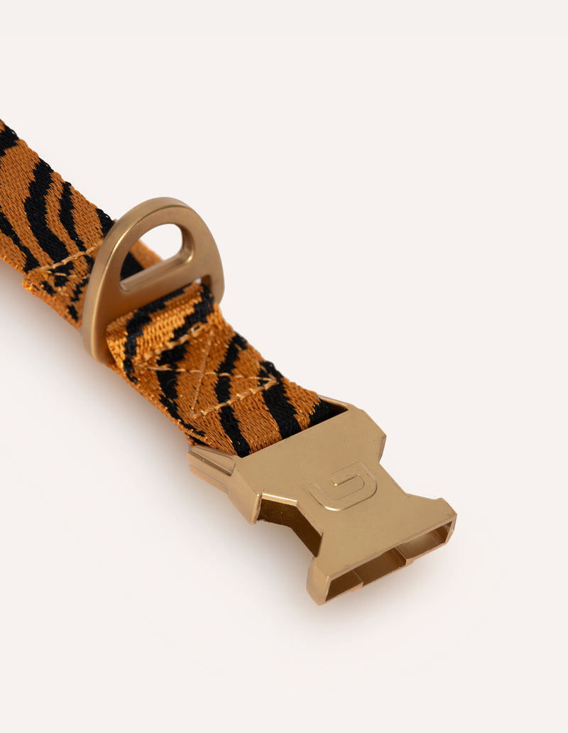 ZEBRA HALSBAND - ROEST/ZWART