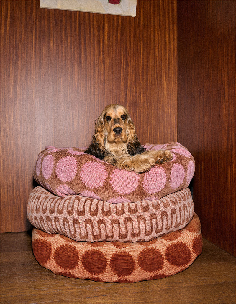 Stip ronde hondenmand 