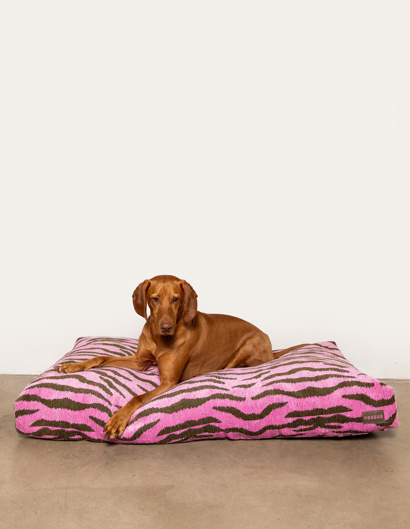ZEBRA BED - PINK/GREEN