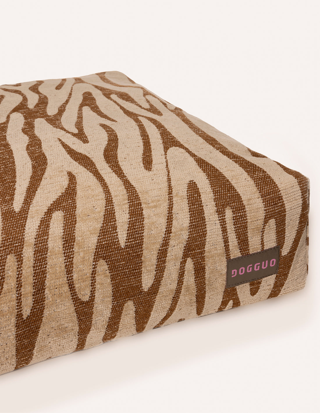 ZEBRA DOG BED - BROWN / BEIGE