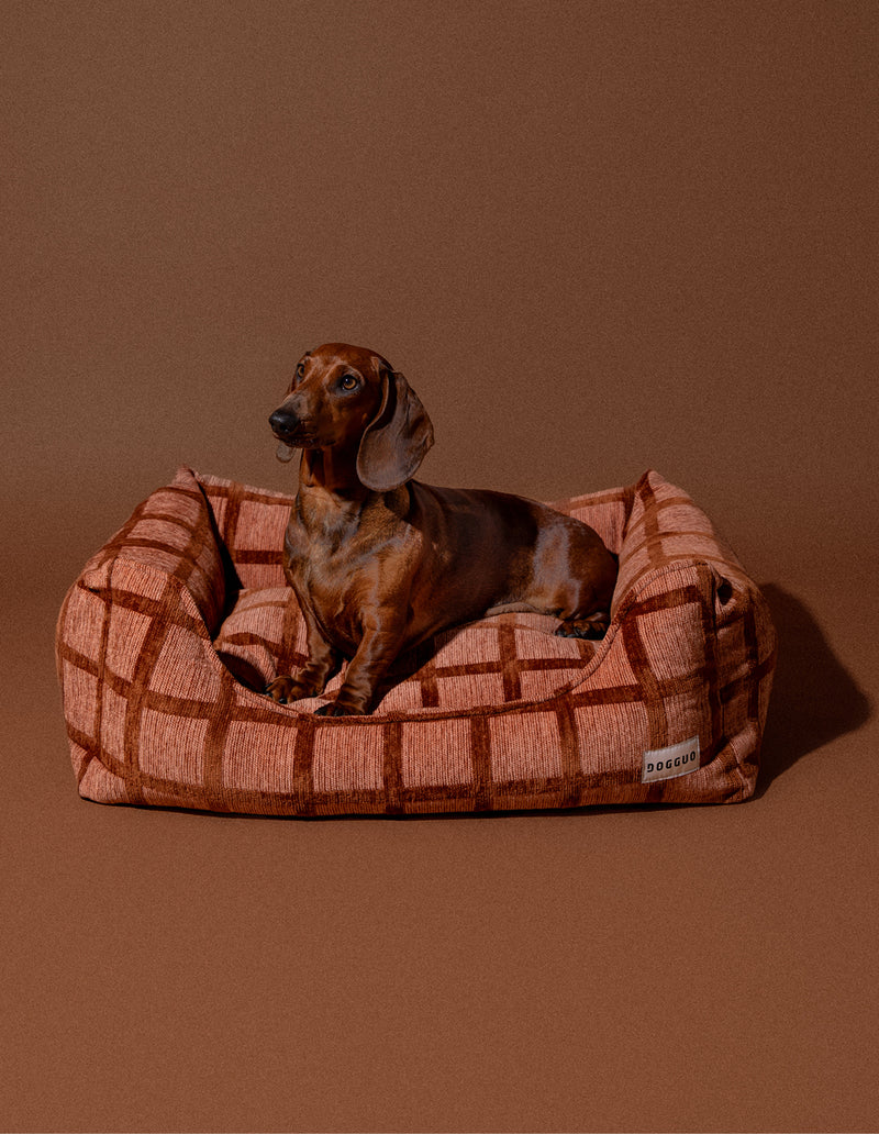 Check sofa hondenmand - PRE ORDER - Verzending rond 23 december