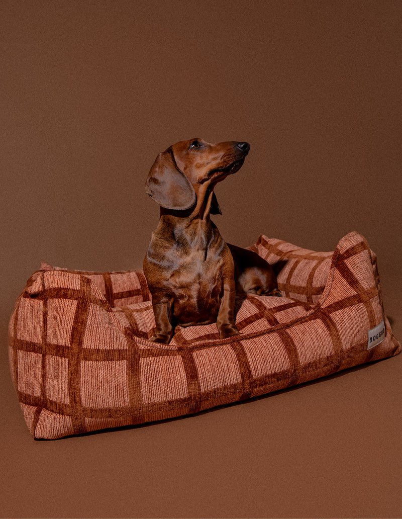 Check sofa hondenmand - PRE ORDER - Verzending rond 23 december