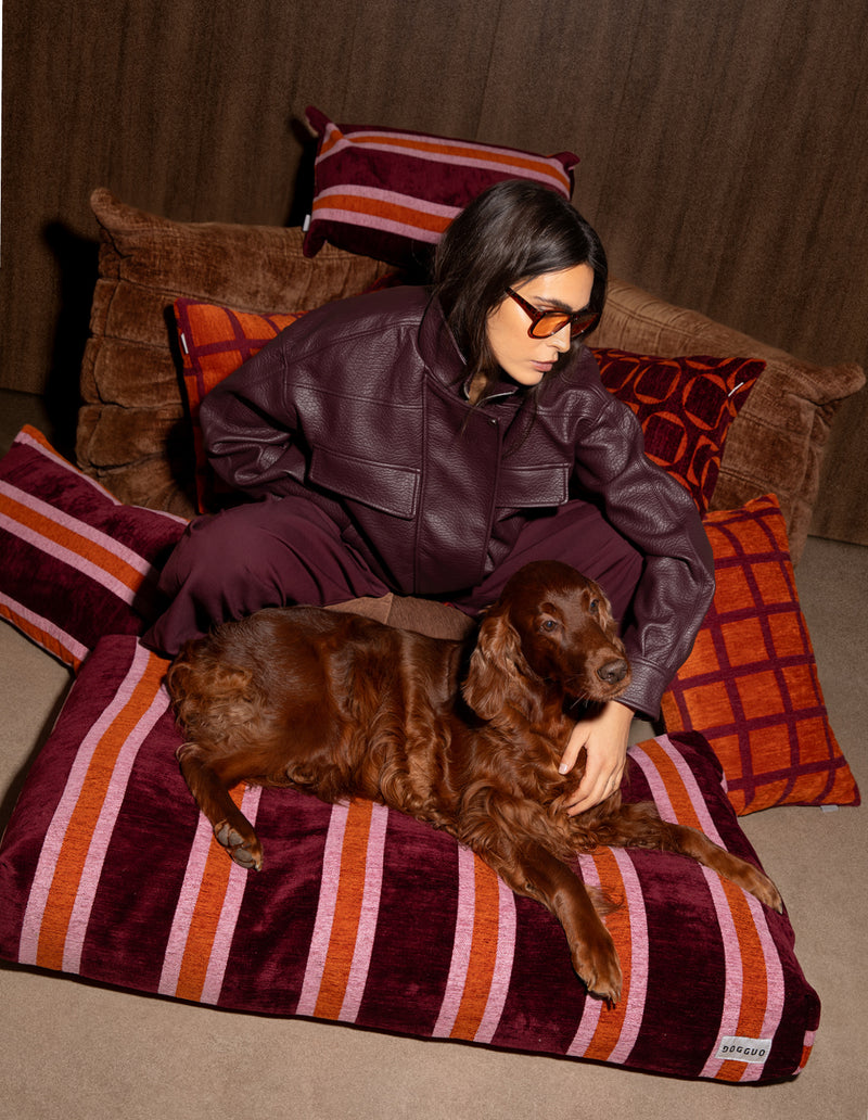 Streep interieur kussen - PRE ORDER - Verzending rond 23 december