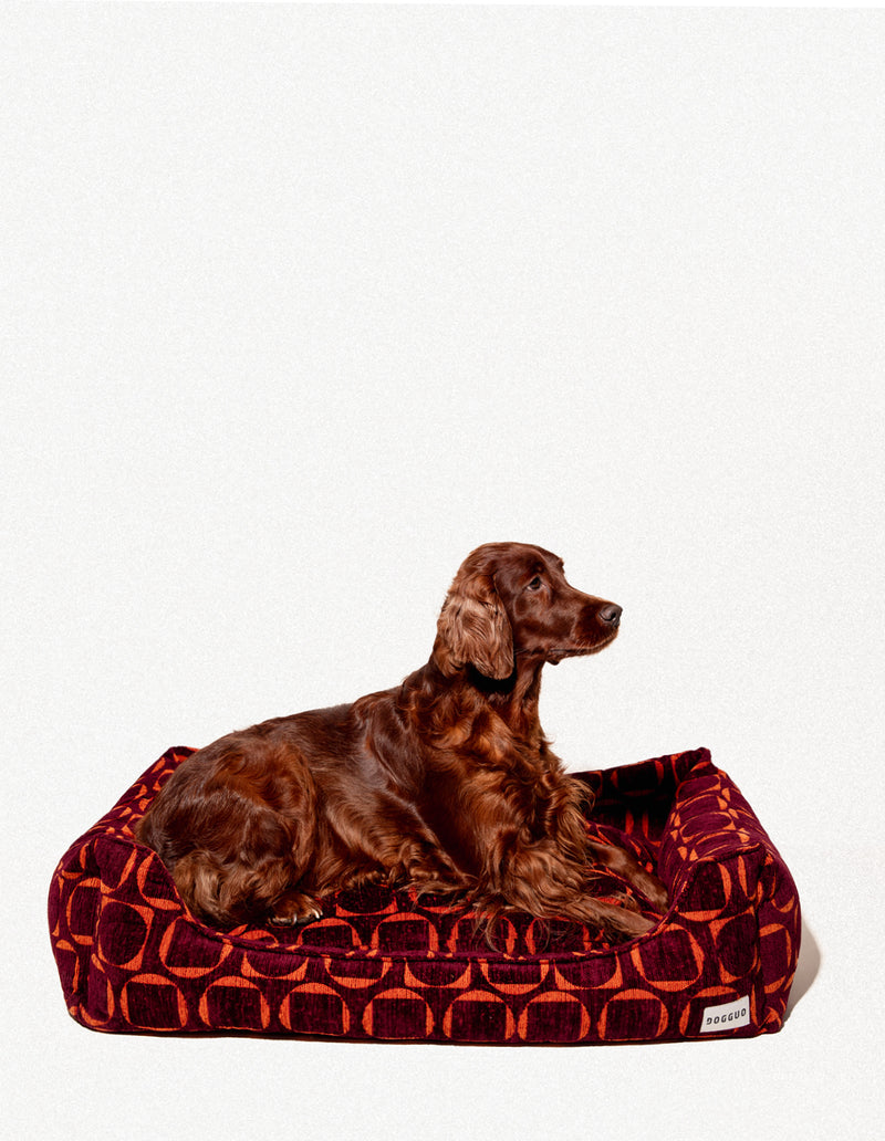 Retro wave sofa hondenmand - PRE ORDER - Verzending rond 23 december