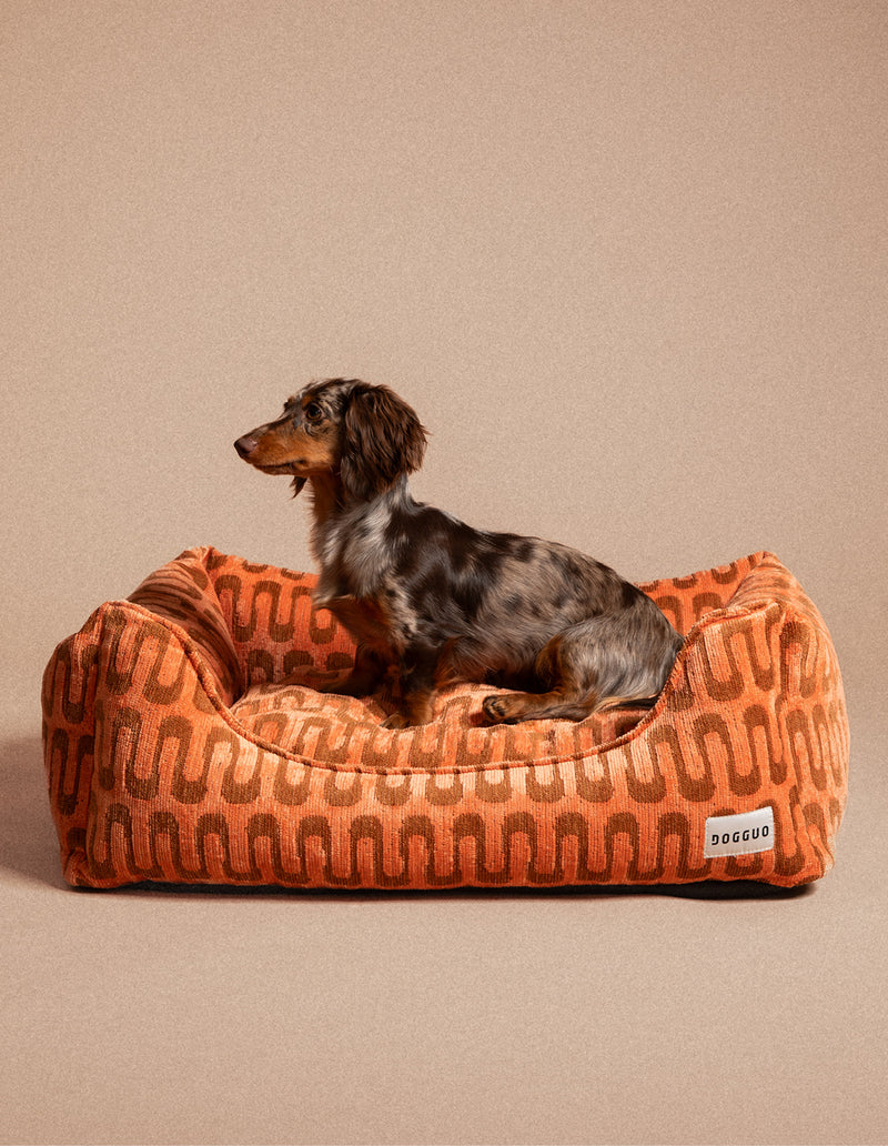 Retro wave sofa hondenmand