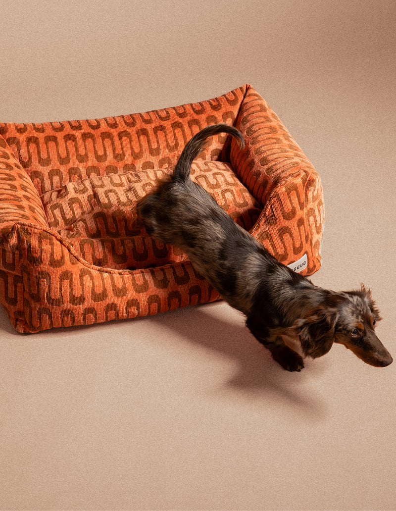 Retro wave sofa hondenmand