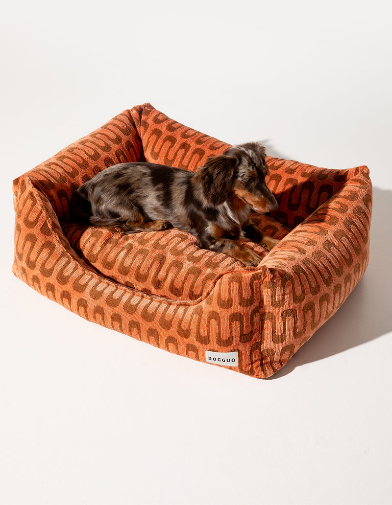 Retro wave sofa hondenmand
