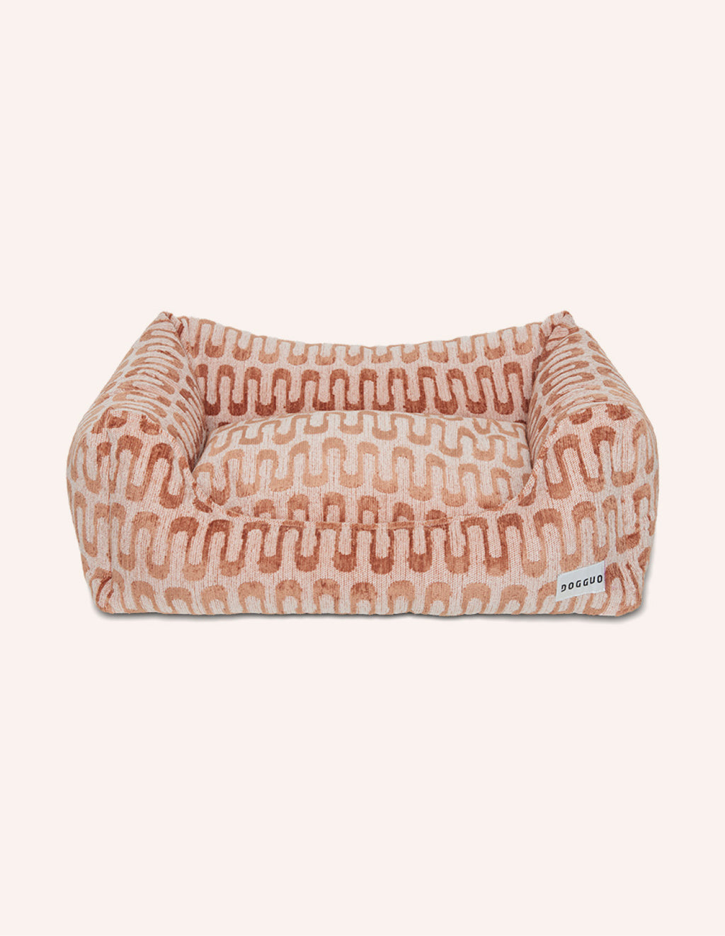 Retro wave sofa dog bed