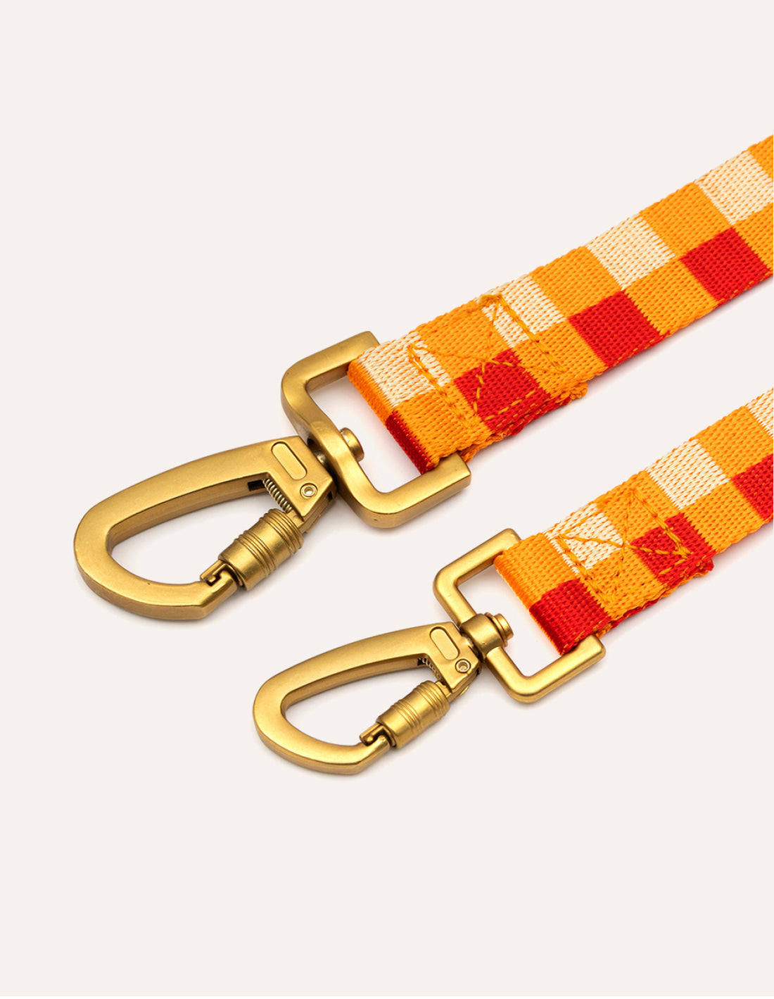 Vichy ruit riem 