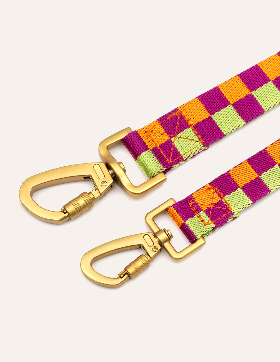 Vichy check leash