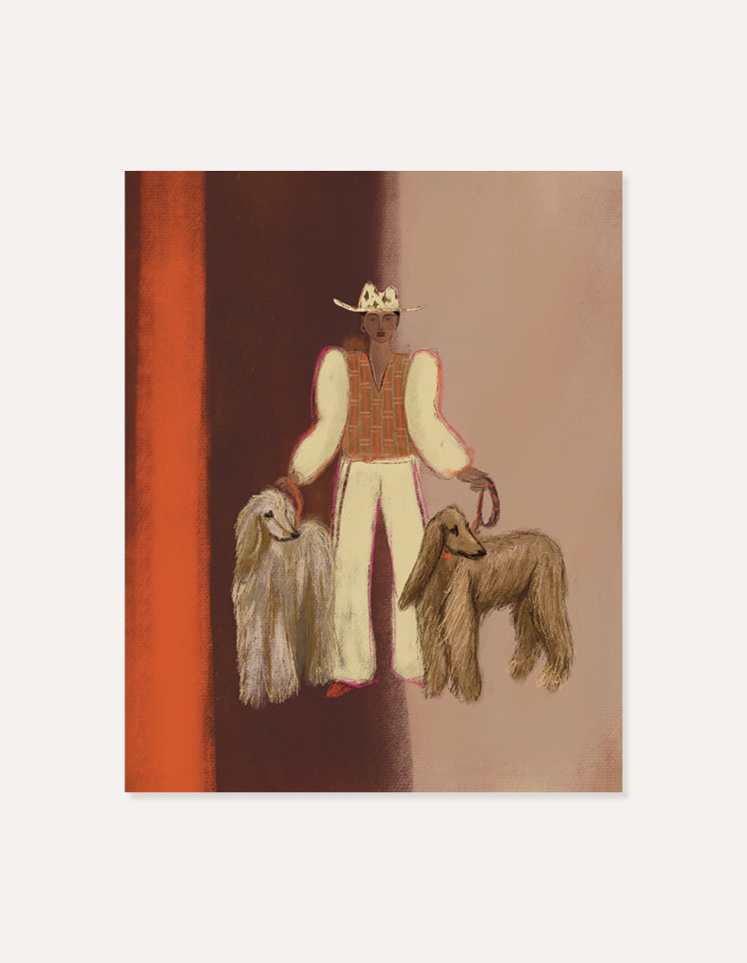 DOGGUO x Studio Vreeken - Walking The Dogs Fine Art Print