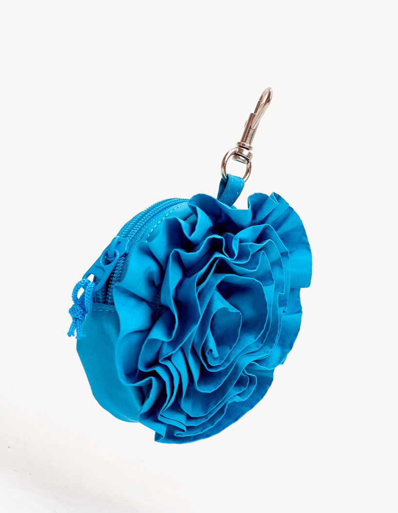 POEPZAKJES HOUDER - BLOEM - BLAUW