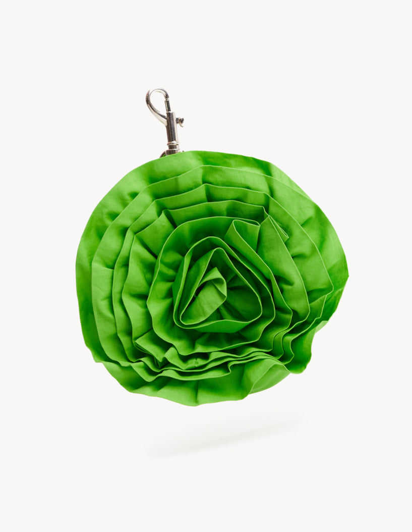 POOPBAG HOLDER - FLOWER - GREEN