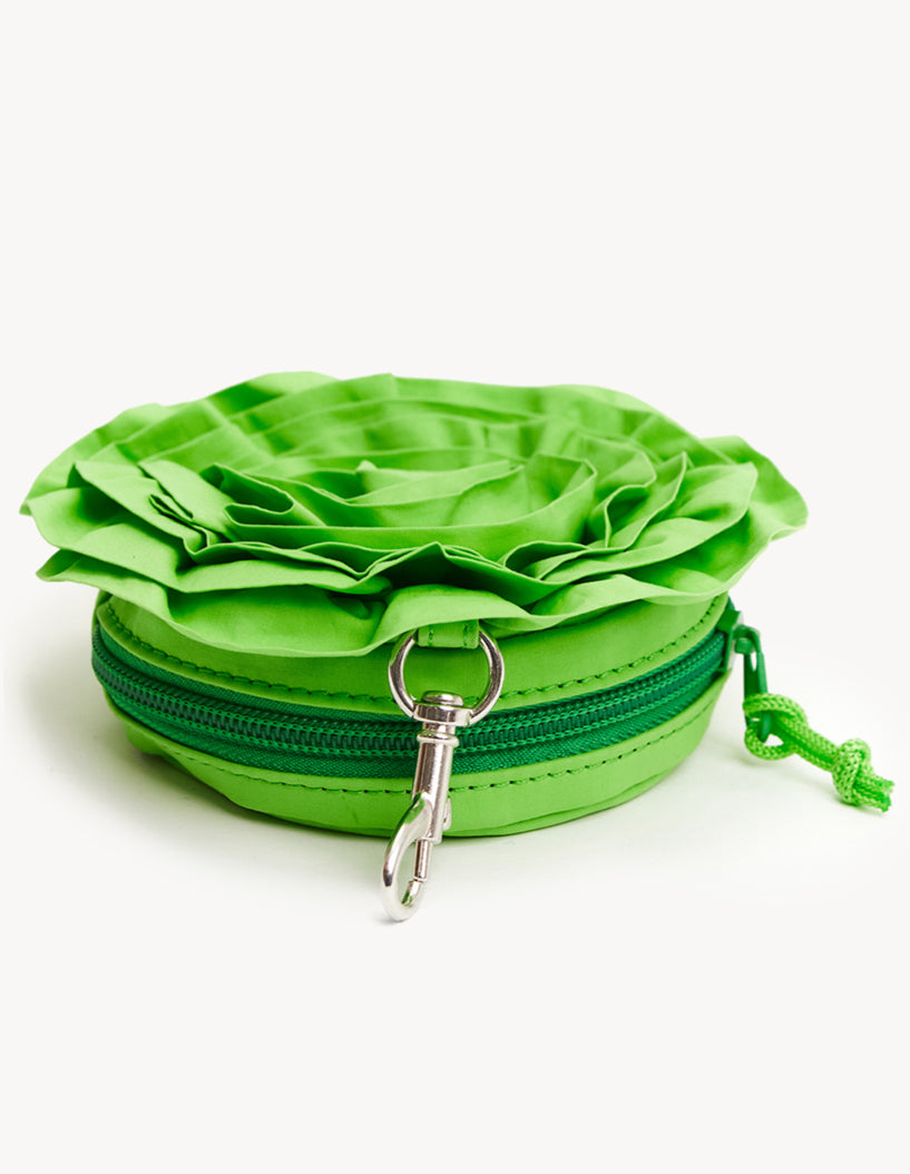 POOPBAG HOLDER - FLOWER - GREEN