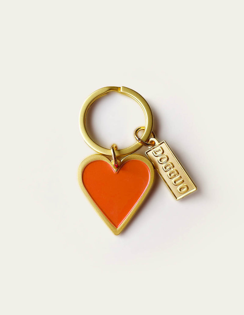 HEART CHARM - ORANGE
